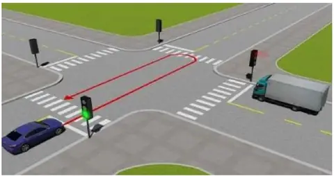 Bộ 600 Câu Hỏi Ôn Thi Lý Thuyết Giấy Phép Lái Xe Cơ Giới Đường Bộ Hình minh họa câu 542